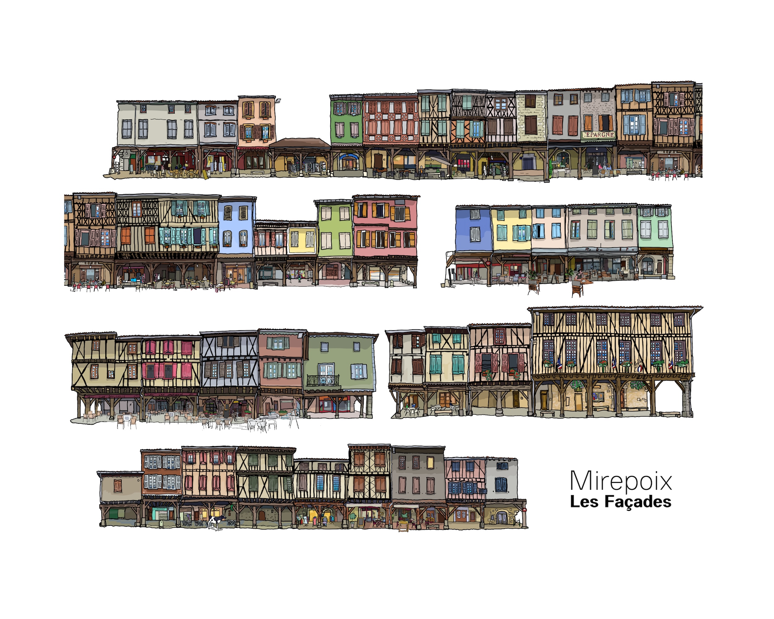 Mirepoix Façades